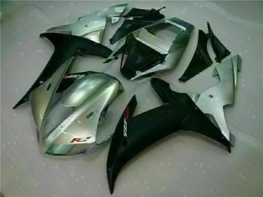 Kits Carenagem Moto R1 2002-2003 - Prata Preto