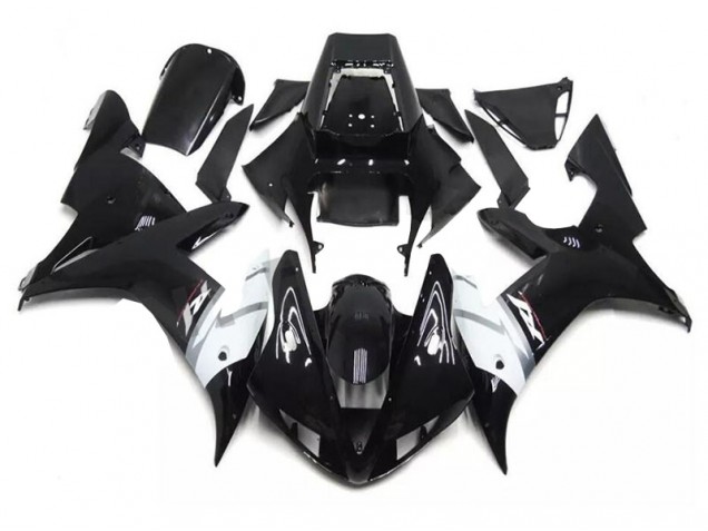 Kits Carenagem Moto R1 2002-2003 - Preto Branco Kits Carenagem Moto R1 2002-2003 - Preto Branco