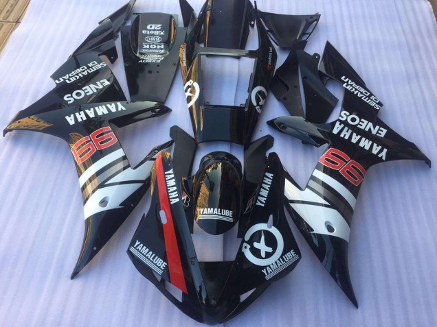 Kits Carenagem Moto R1 2002-2003 - Preto Branco Kits Carenagem Moto R1 2002-2003 - Preto Branco