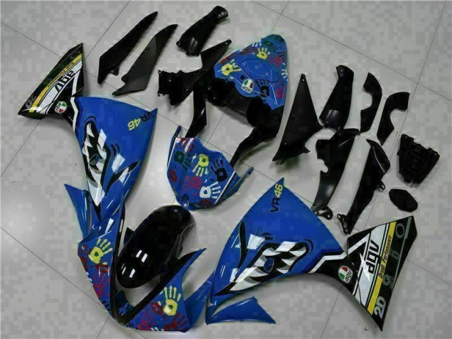Kits Carenagem Moto R1 2009-2011 - Azul