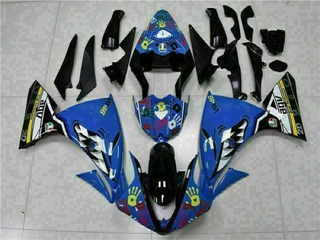 Kits Carenagem Moto R1 2009-2011 - Azul