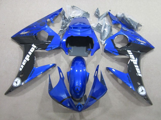 Kits Carenagem Moto R6 2003-2005 - Azul Preto