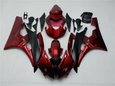 Kits Carenagem Moto R6 2006-2007 - Vermelho Preto