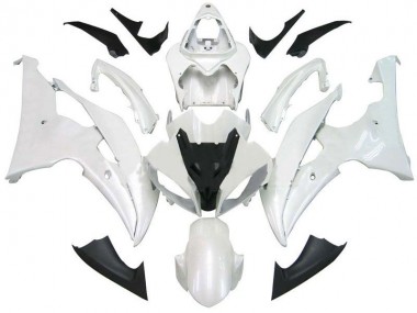 Kits Carenagem Moto R6 2008-2016 - Branco Pérola