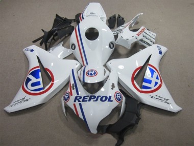 Kits Completo Carenagem Moto CBR 1000RR 2008-2011 - Branco Azul Repsol