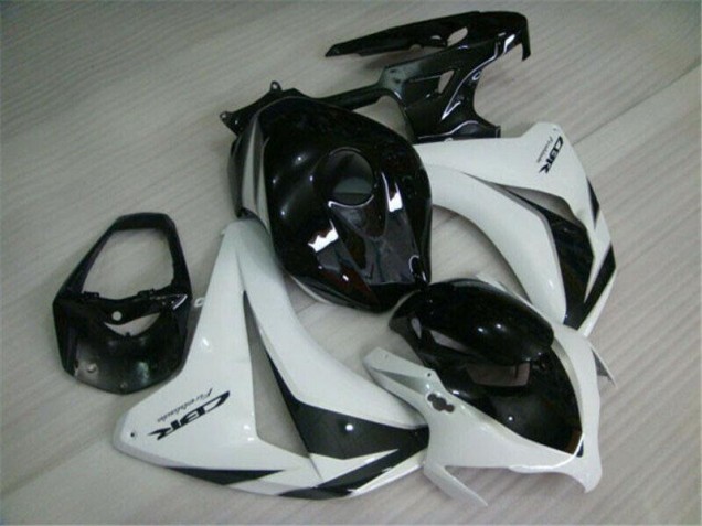 Kits Completo Carenagem Moto CBR 1000RR 2008-2011 - Branco Preto