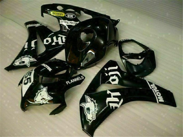 Kits Completo Carenagem Moto CBR 1000RR 2008-2011 - Preto