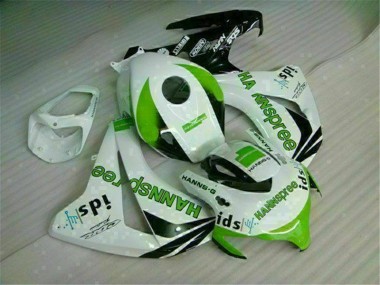 Kits Completo Carenagem Moto CBR 1000RR 2008-2011 - Verde Branco