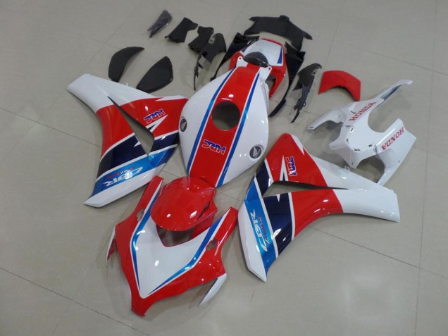 Kits Completo Carenagem Moto CBR 1000RR 2008-2011 - Vermelho Branco Azul HRC