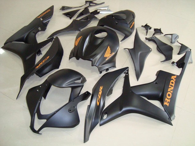 Kits Completo Carenagem Moto CBR 600RR 2007-2008 - Preto Fosco