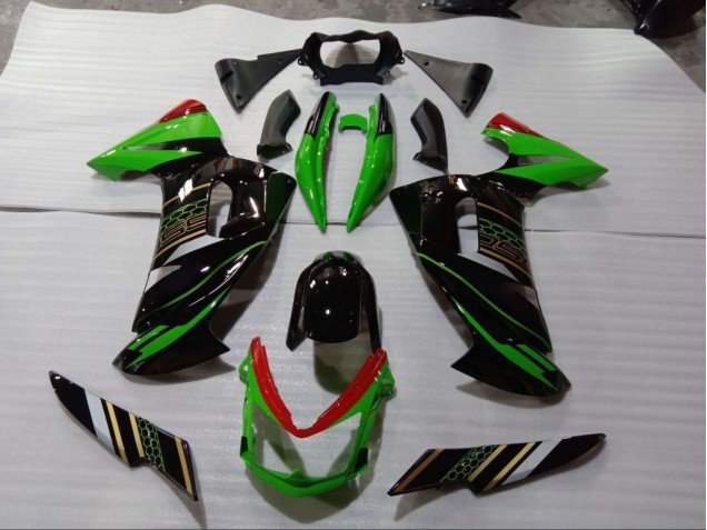 Kits Completo Carenagem Moto EX650 2009-2011 - Verde Preto Kits Completo Carenagem Moto EX650 2009-2011 - Verde Preto