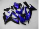 Kits Completo Carenagem Moto GSXR 600 / 750 K6 2006-2007 - Azul Preto Kits Completo Carenagem Moto GSXR 600 / 750 K6 2006-2007 - Azul Preto