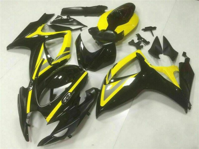 Kits Completo Carenagem Moto GSXR 600 / 750 K6 2006-2007 - Preto