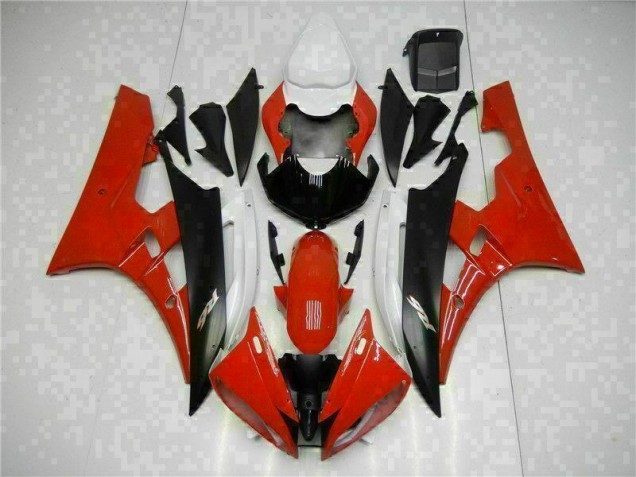 Kits Completo Carenagem Moto R6 2006-2007 - Vermelho Preto