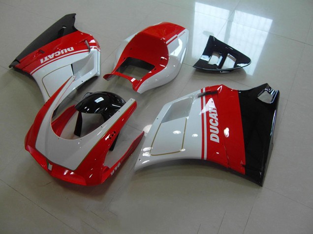Moto Plástico Ducati 748 916 996 996S 1993-2005 - Vermelho Branco