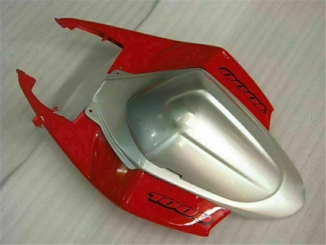 Moto Plástico GSXR 1000 K5 2005-2006 - Vermelho Branco