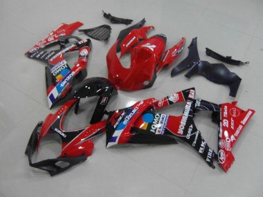 Moto Plástico GSXR 1000 K7 2007-2008 - Vermelho