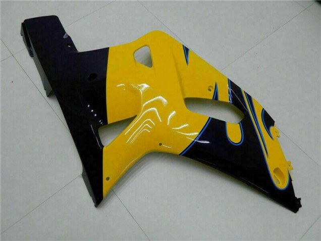 Moto Plástico GSXR 600 / 750 K1 K2 K3 2001-2003 - Amarelo Moto Plástico GSXR 600 / 750 K1 K2 K3 2001-2003 - Amarelo