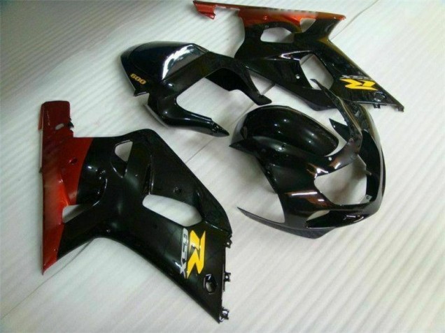 Moto Plástico GSXR 600 / 750 K1 K2 K3 2001-2003 - Preto Moto Plástico GSXR 600 / 750 K1 K2 K3 2001-2003 - Preto