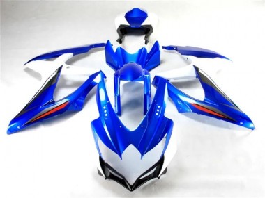 Moto Plástico GSXR 600 / 750 K11 2011-2021 - Azul Branco