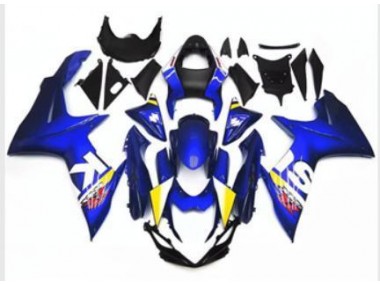 Moto Plástico GSXR 600 / 750 K11 2011-2021 - Azul Branco