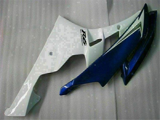 Moto Plástico R6 2006-2007 - Branco Azul Moto Plástico R6 2006-2007 - Branco Azul