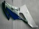 Moto Plástico R6 2006-2007 - Branco Azul Moto Plástico R6 2006-2007 - Branco Azul