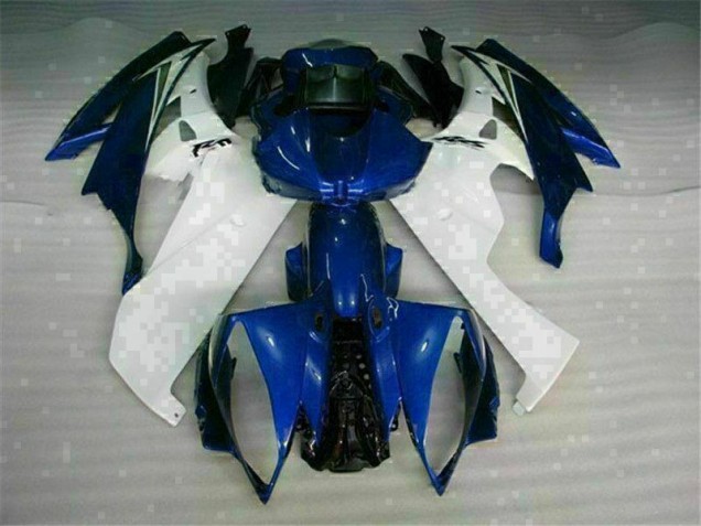 Moto Plástico R6 2006-2007 - Branco Azul Moto Plástico R6 2006-2007 - Branco Azul