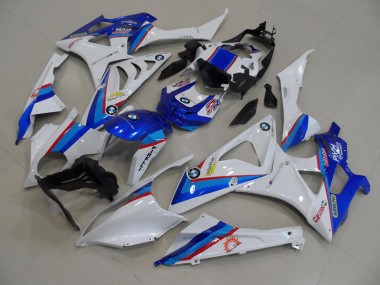 Moto Plástico S1000RR 2009-2014 - Azul Branco