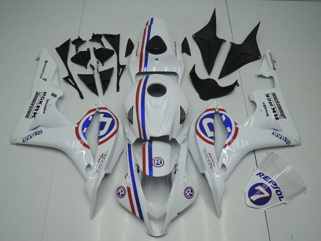 Moto Plásticos CBR 600RR 2007-2008 - Branco