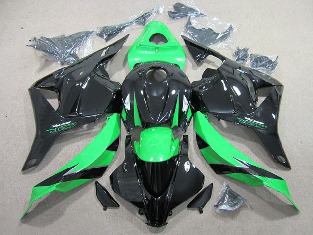 Moto Plásticos CBR 600RR 2009-2012 - Preto Verde