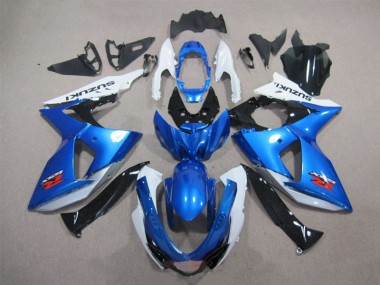 Moto Plásticos GSXR 1000 K9 2009-2016 - Azul Branco