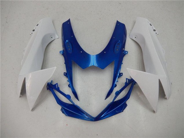 Moto Plásticos GSXR 600 / 750 K11 2011-2021 - Azul Branco Moto Plásticos GSXR 600 / 750 K11 2011-2021 - Azul Branco