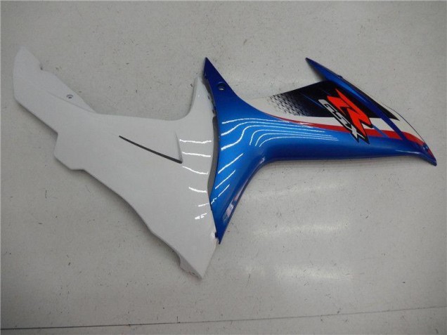 Moto Plásticos GSXR 600 / 750 K11 2011-2021 - Azul Branco Moto Plásticos GSXR 600 / 750 K11 2011-2021 - Azul Branco