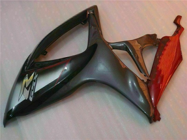 Moto Plásticos GSXR 600 / 750 K6 2006-2007 - Preto Vermelho Moto Plásticos GSXR 600 / 750 K6 2006-2007 - Preto Vermelho