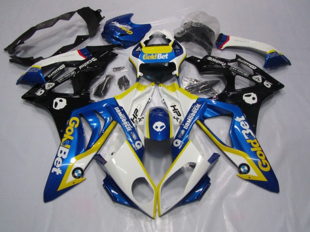 Moto Plásticos S1000RR 2009-2014 - Azul Branco GoldBet